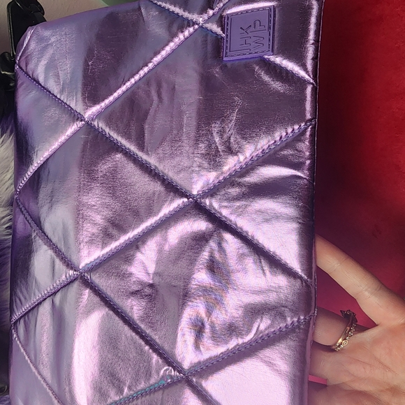 Shawn Killinger x IHKWIP Knotted Shoulder Bag Two Straps Lavender Joy - Picture 4 of 8